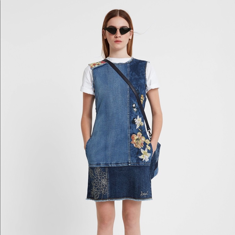 Desigual denim Appliqué Dress